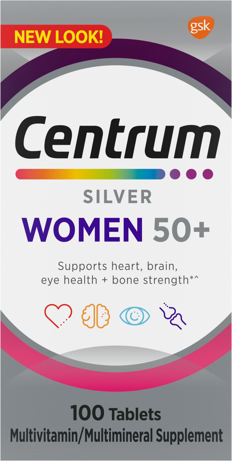 Centrum Silver Women 50+ Multivitamin Multimineral Supplement (8 oz)