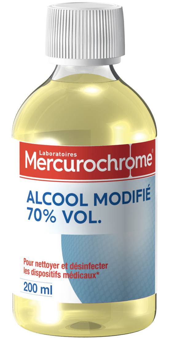 Mercurochrome - Alcool modifié (200 ml)