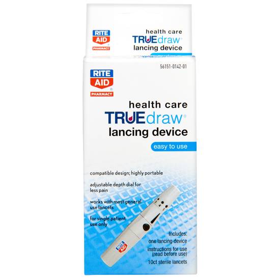 Rite Aid Health Care Truedraw Lancing Device