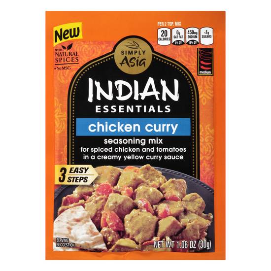 Simply Asia Indian Essentials Chicken Curry Seasoning Mix