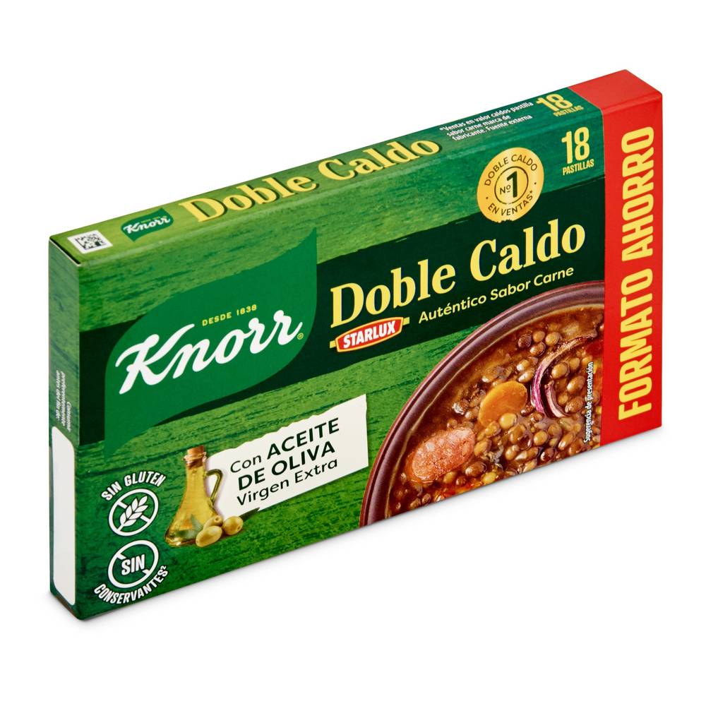 Caldo De Carne Knorr Caja 18 Unidades