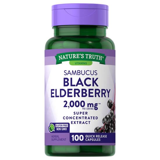 Nature's Truth Sambucus Black Elderberry (100 ct)