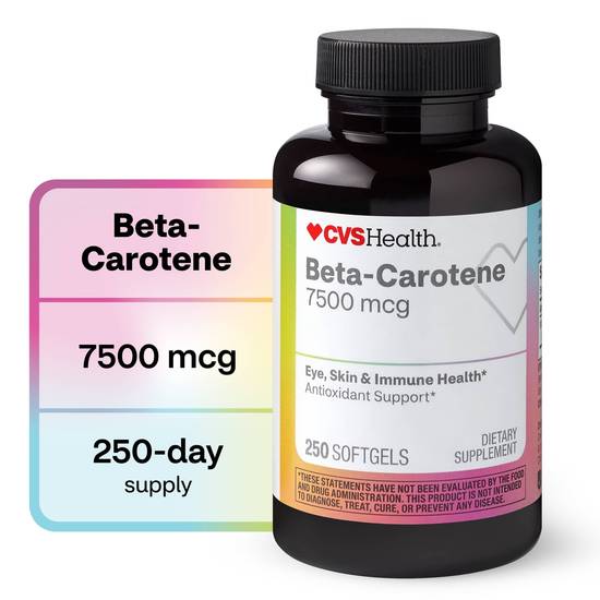 CVS Beta-Carotene Softgels, 250 CT