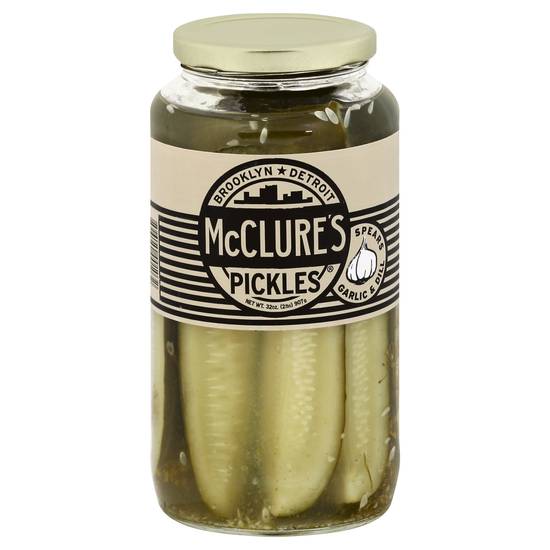 Mcclures Pickles Spears Garlic & Dill