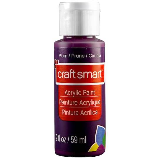 Craft Smart By Acrylic Paint, Plum (2 fl oz)