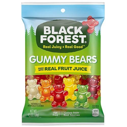 Black Forest Gummy Bears Fruit - 4.5 oz