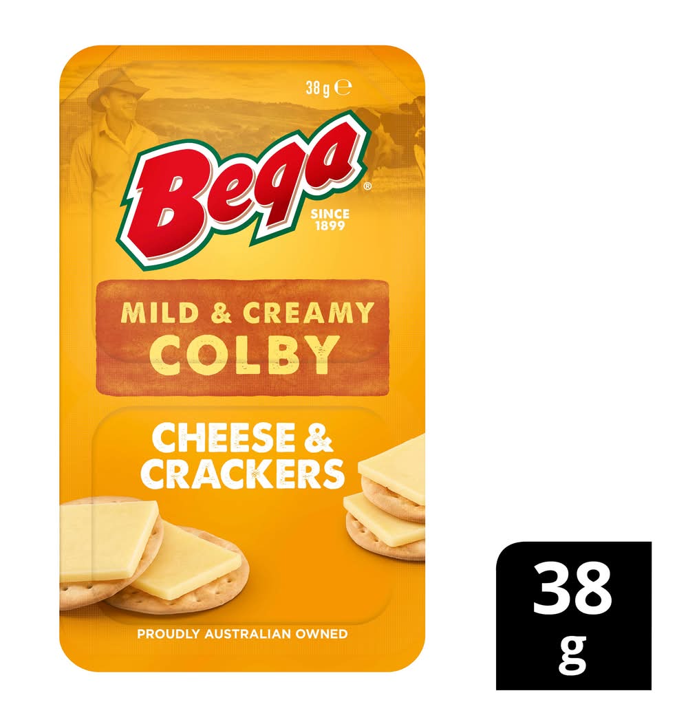 Bega Mild & Creamy Colby Cheese & Crackers (38g)