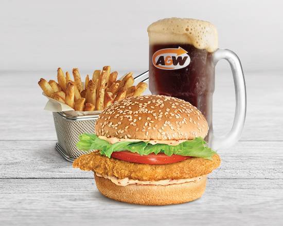 Spicy Habanero Chicken Burger Combo