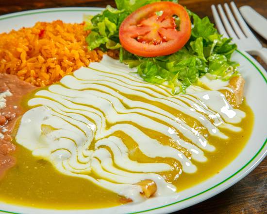 3 Enchilada Plate