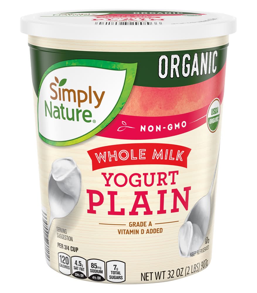 Simply Nature Organic Whole Milk Plain Yogurt