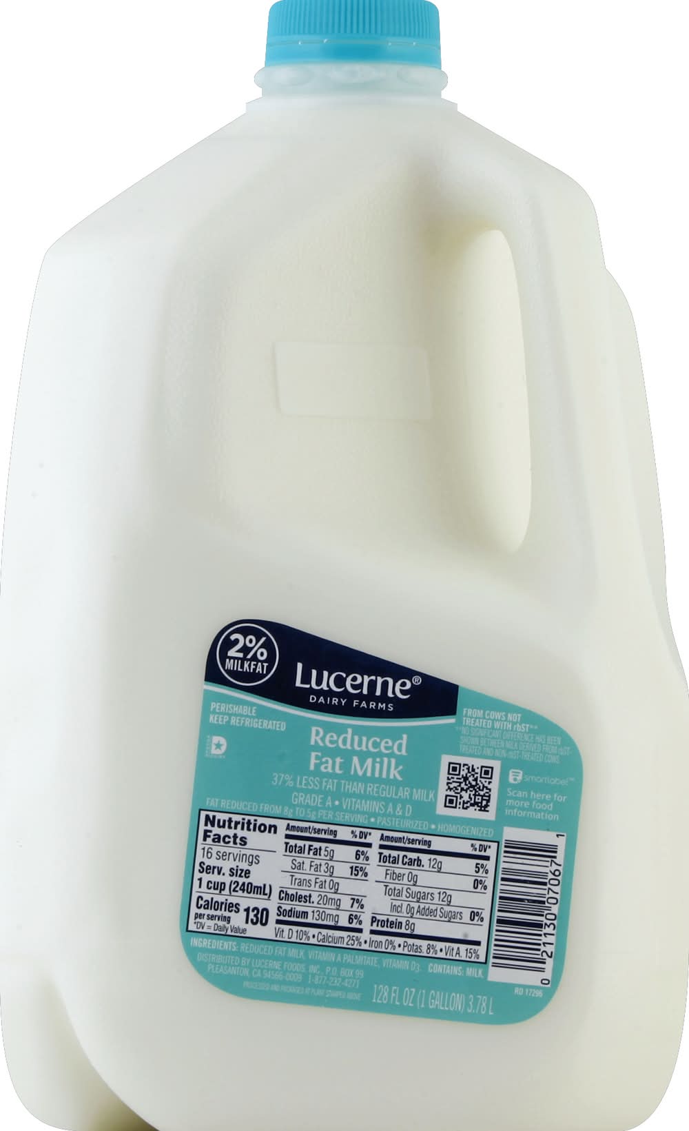 Lucerne 2% Reduced Fat Milk (128 fl oz)