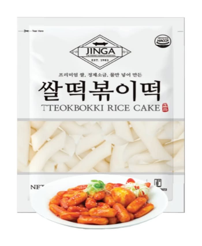 Jinga Tteokbokki Rice Cake (2 lbs)