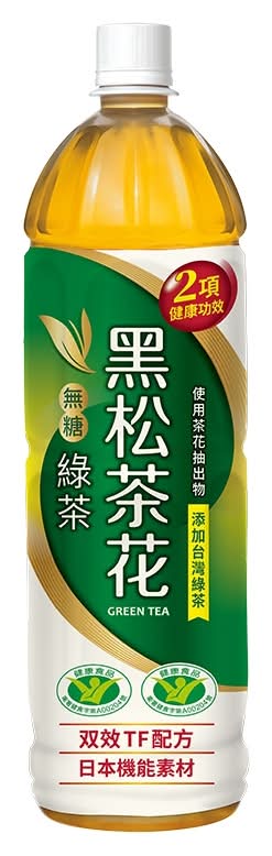 黑松茶花綠茶(無糖)  1230ml <1230ml毫升 x 1 x 1Bottle瓶>