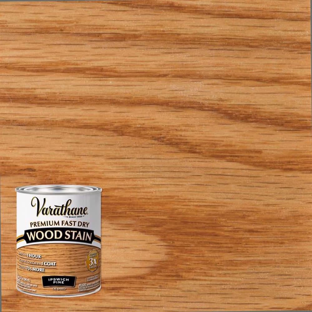 Varathane Premium Ipswich Pine Oil-Based Fast Dry Wood Stain 1 Qt