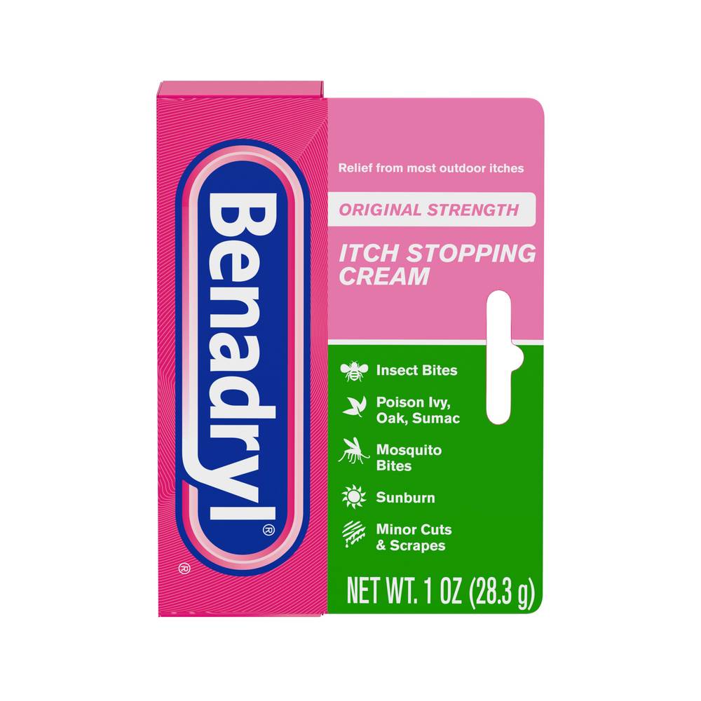 Benadryl Original Strength Itch Stopping Cream (1 oz)