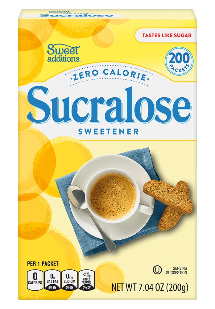 Sweet Additions Zero Calories Sucralose Sweetener Packets (7.04 oz, 200 ct)