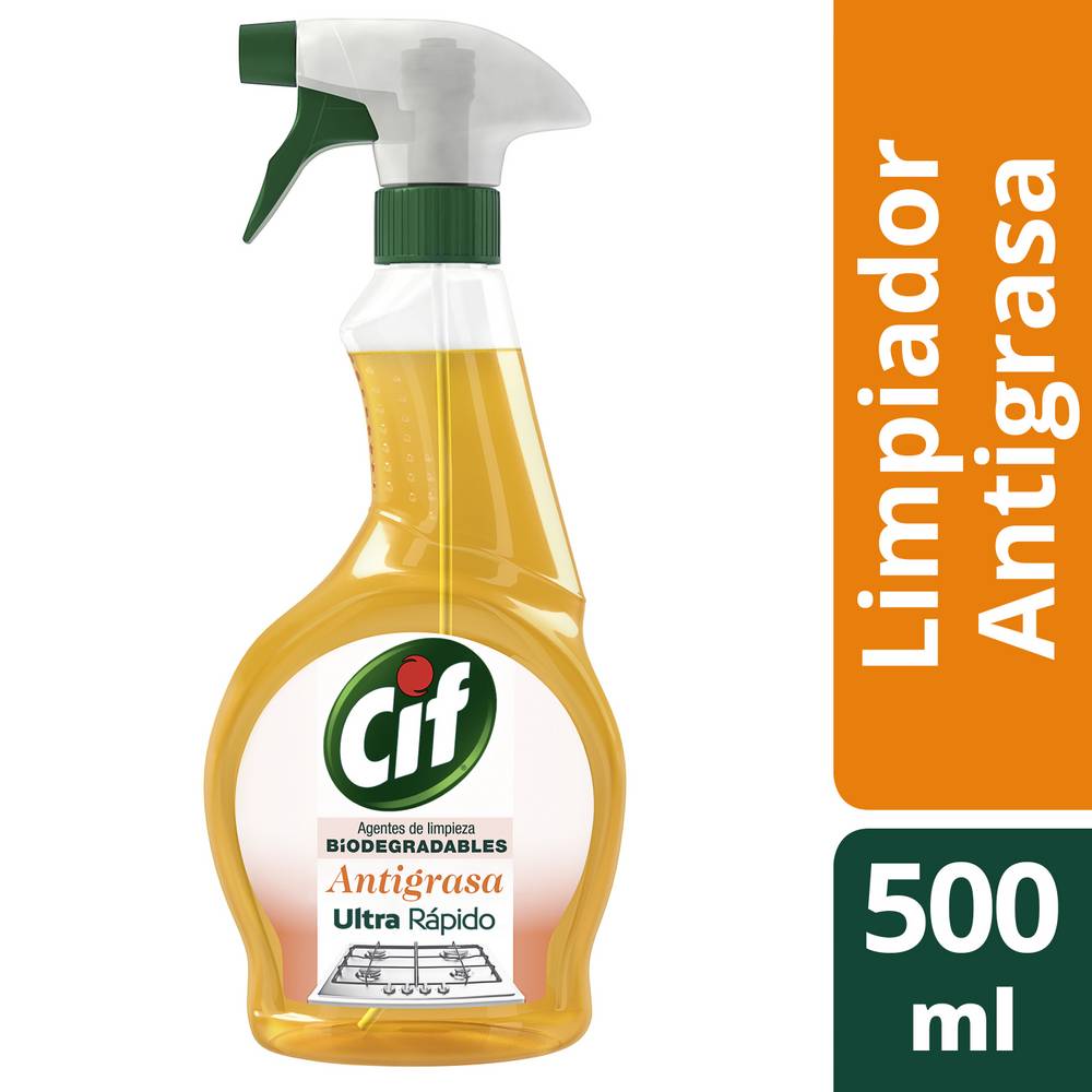 Cif · Limpiador antigrasa biodegradable (500 ml)