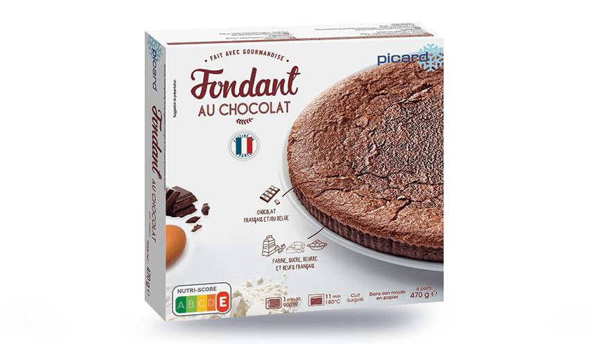 Fondant au chocolat, 6 parts