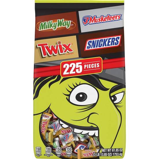 Mars Chocolate Favorites Halloween Minis Mix, 61.85oz, 225pc