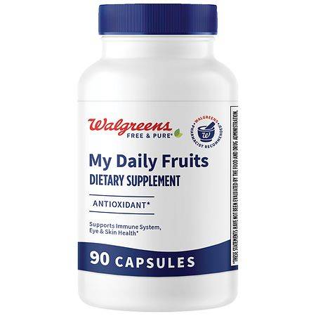 Walgreens Free & Pure My Daily Fruits Capsules