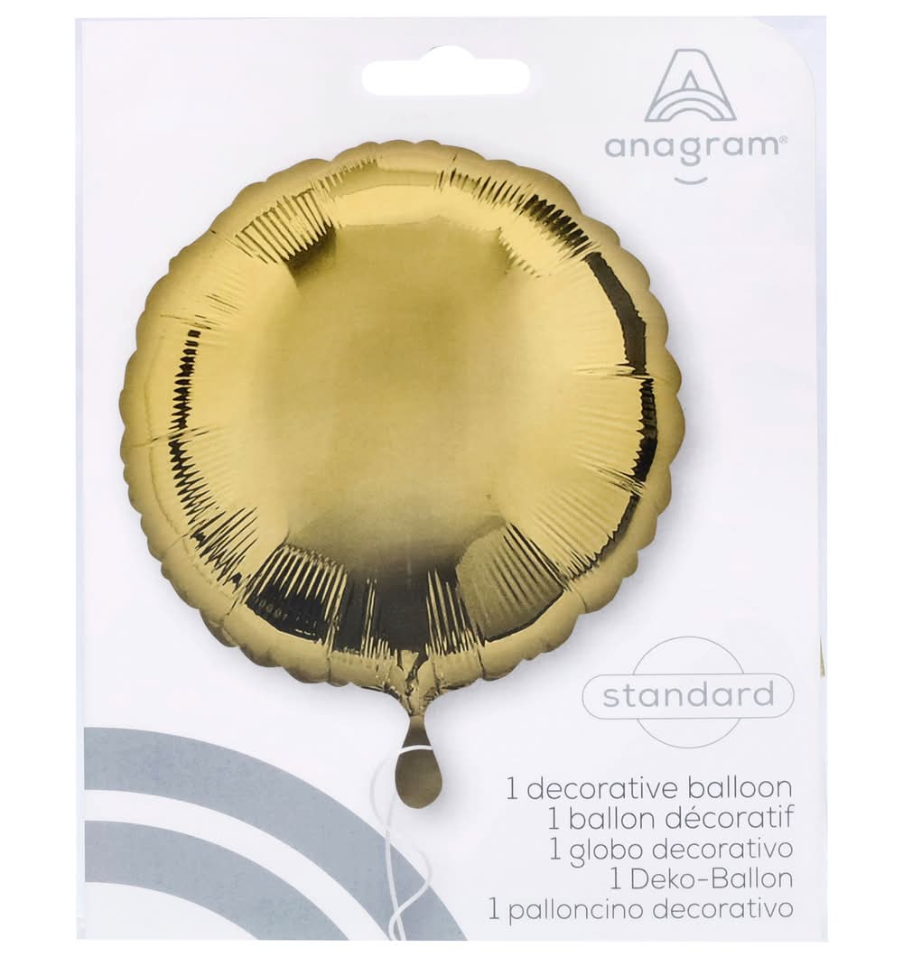Anagram Helium Inflated Balloon Circle Balloon, 17 in