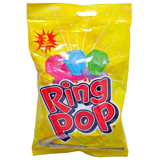 Ring Pop Ring Pop Lollipop 3Pack (Assorted) (3 pk / 10g)