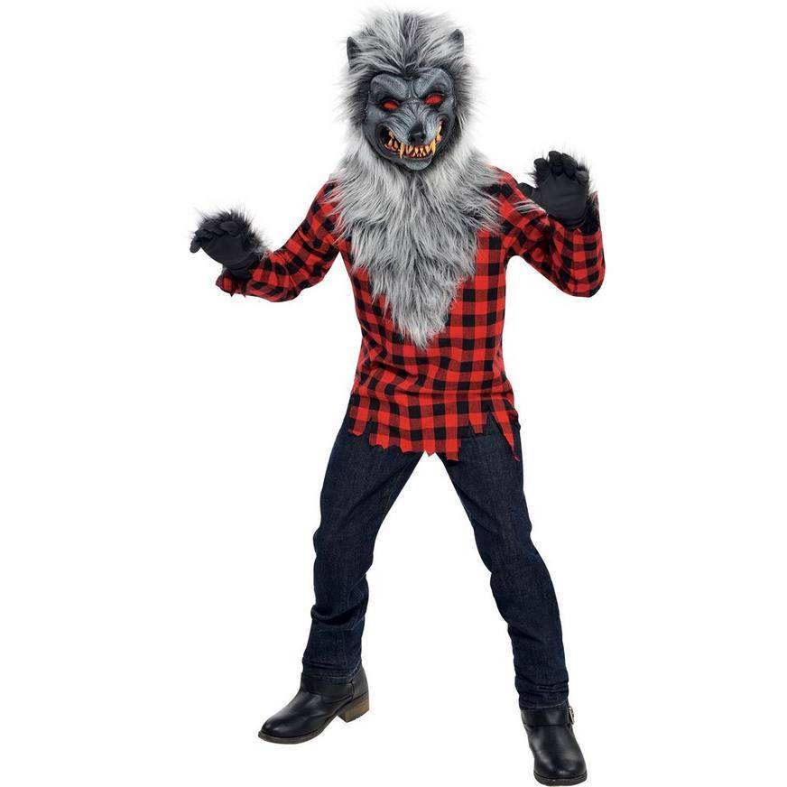 Party City Boys Hungry Howler Werewolf Costume, Multi