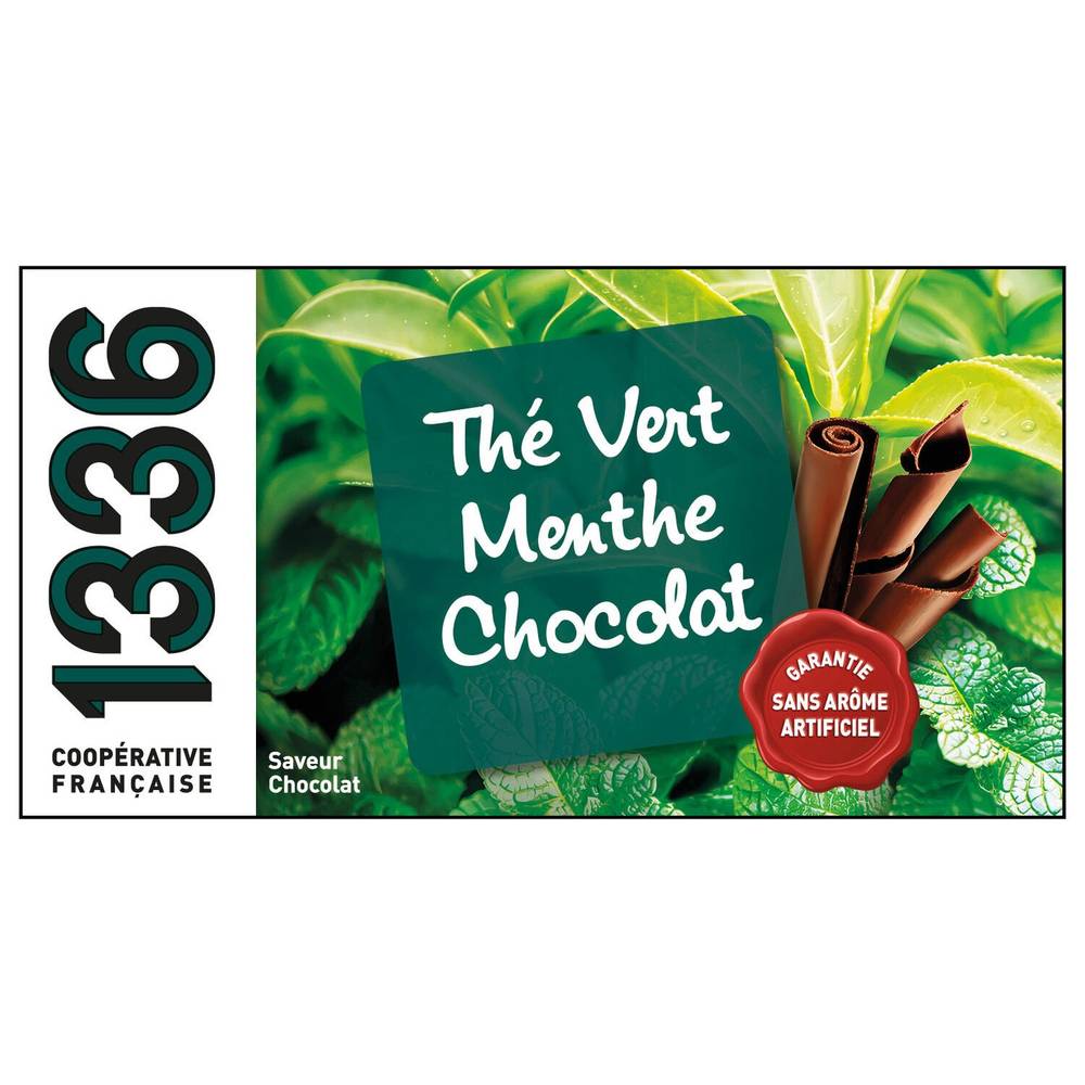1336 - Thé vert (40 g) (menthe - chocolat)