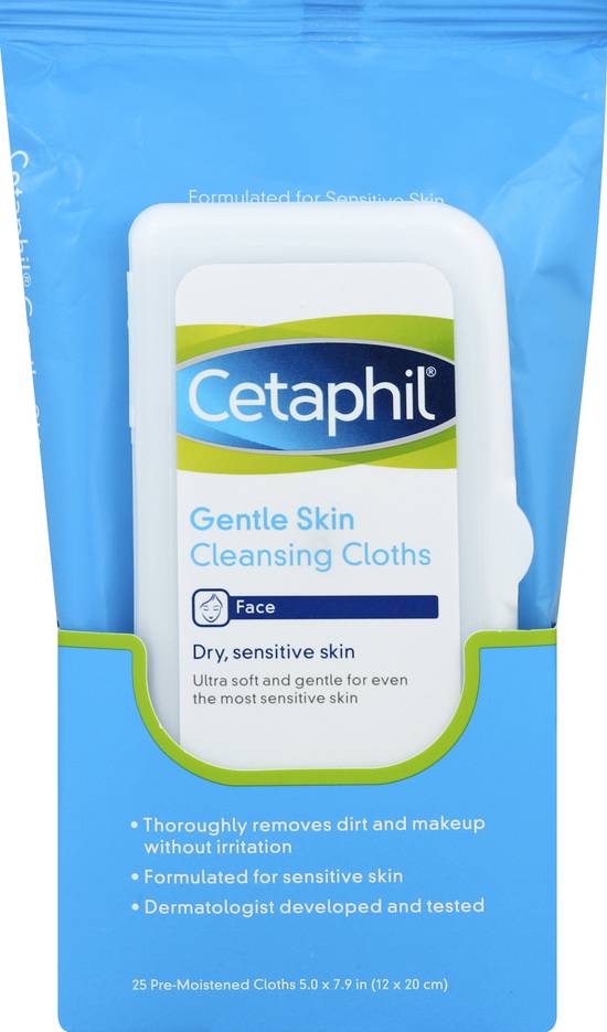 Cetaphil Gentle Skin Cleansing Cloths (25 ct)