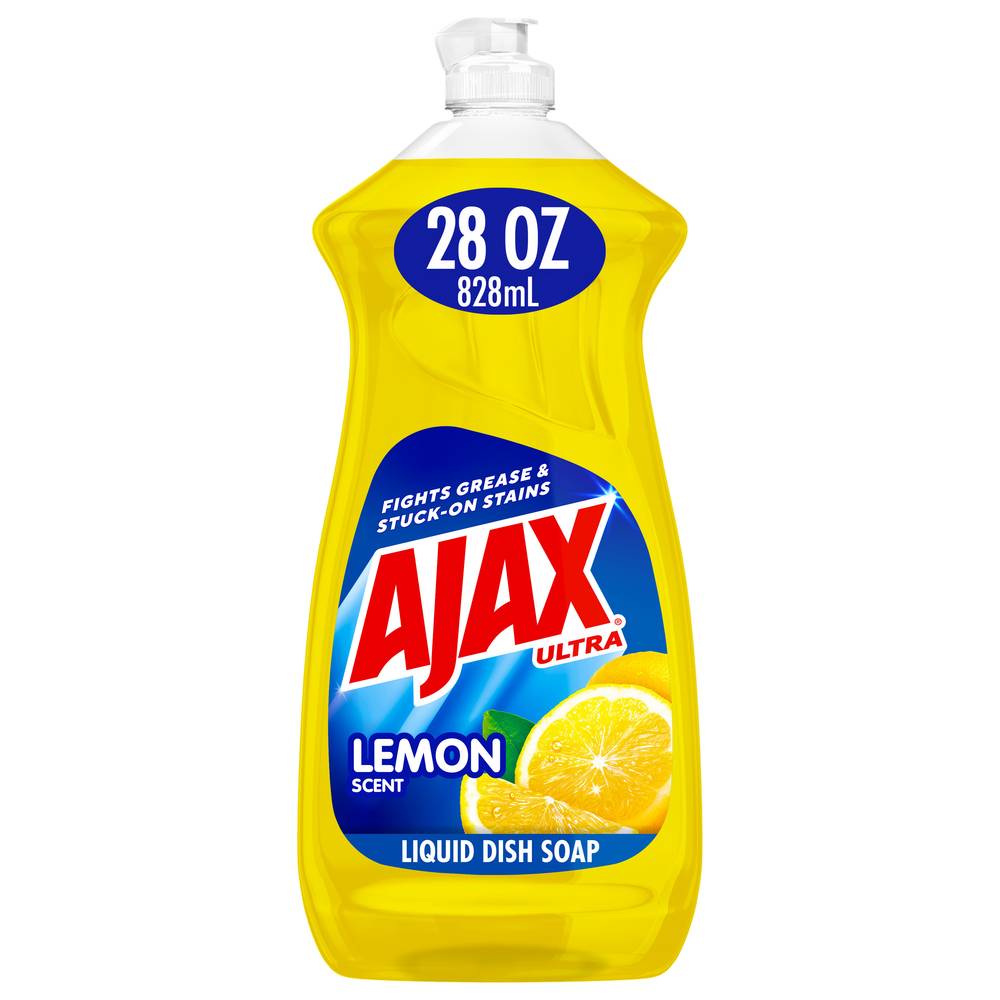 Ajax Ultra Super Degreaser Lemon Dish Liquid