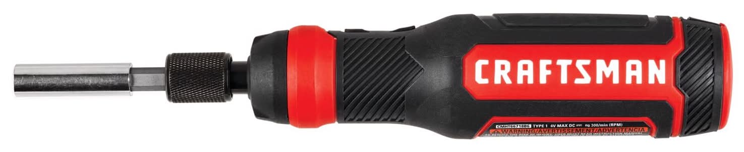 Craftsman 4V Max Cordless Rechargeable Screwdriver Kit