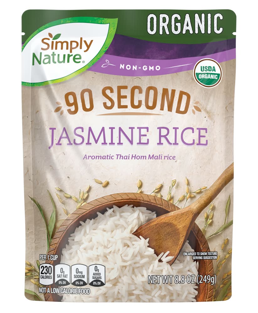 Simply Nature Organic Jasmine Rice (8.8 oz)