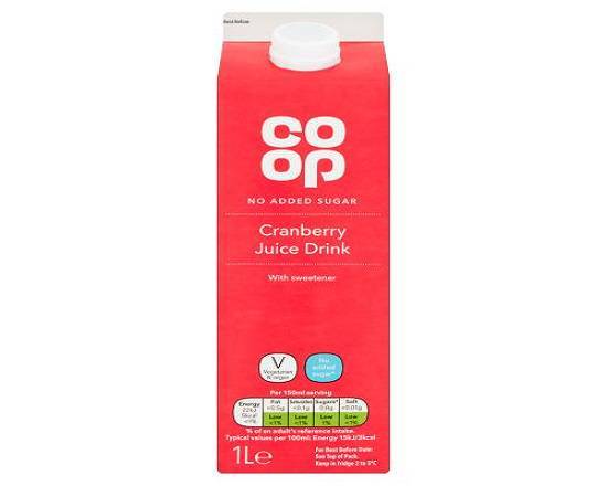 Co OP Cranberry Juice Drink (1 Liter)