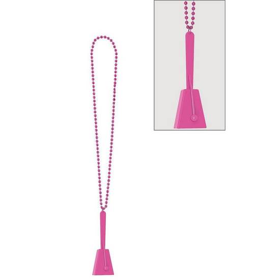Pink Clacker Necklace