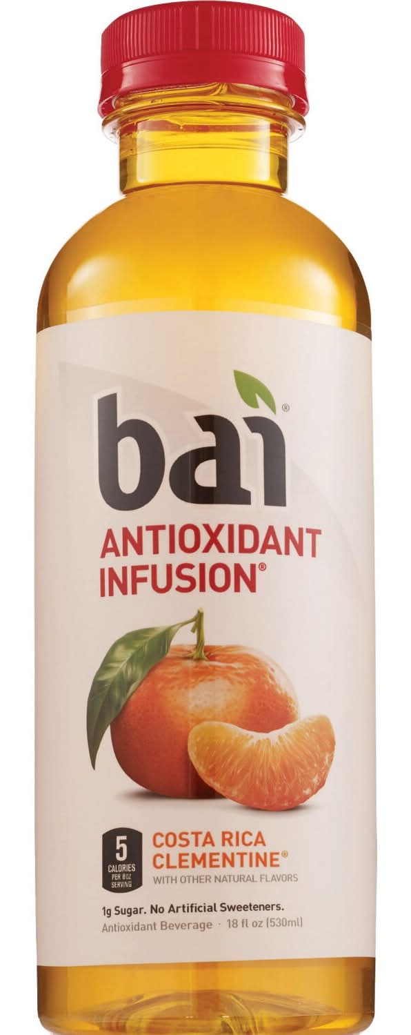 Bai Antioxidant Infusion Costa Rica Clementine Water, 18 Oz