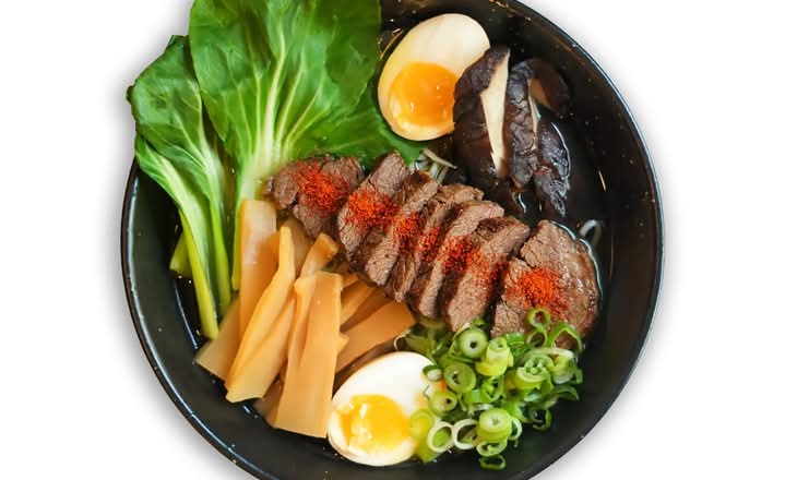 Chilli Sirloin Steak Ramen 辣牛柳拉面
