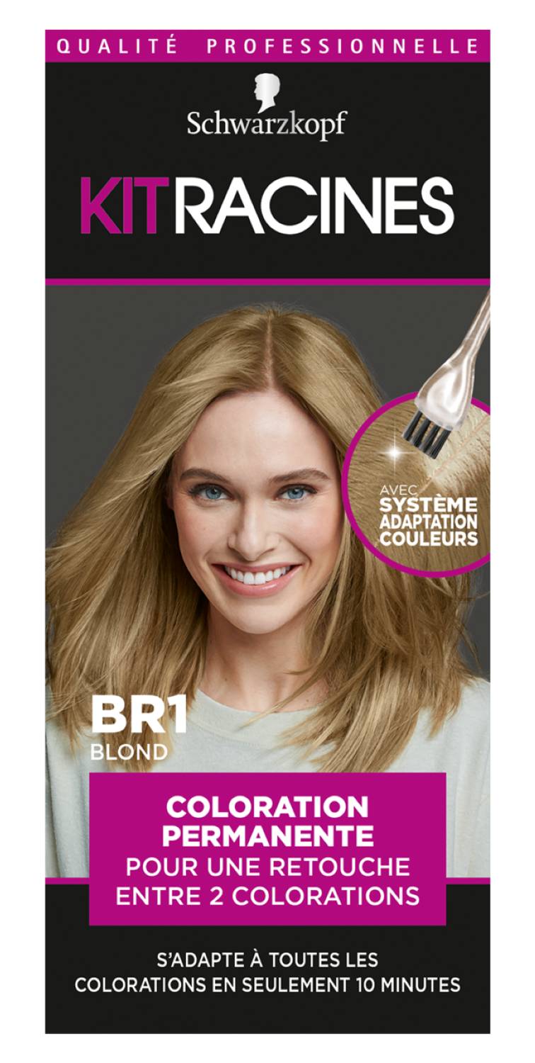 Schwarzkopf - Coloration permanente kit racines blonde br1 (22ml)