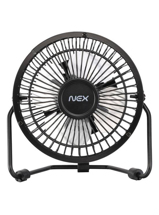 Nex ventilador de sobremesa conexión usb negro (1 u)
