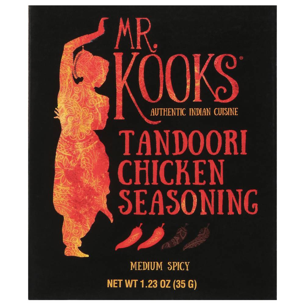 Mr. Kooks Medium Spicy Tandoori Chicken Seasoning (1.2 oz)