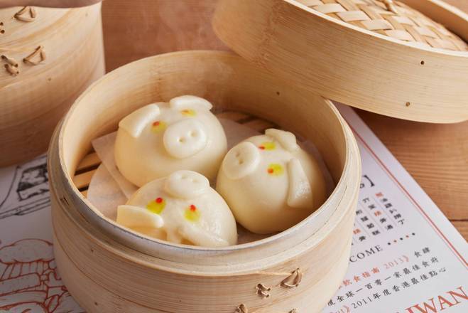 豬仔流沙包 Piggy Custard Buns