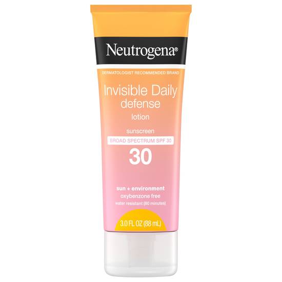 Neutrogena Invisible Daily Defense Sunscreen Spectrum Spf 30 Lotion