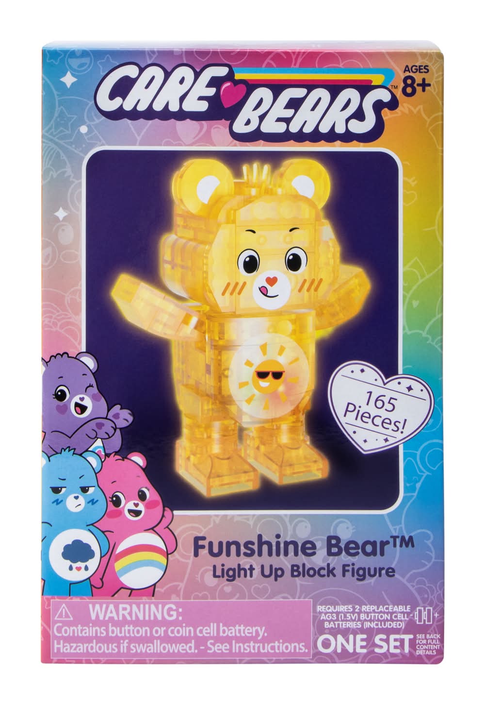Care Bears™ Light Up Block Figure Set Funshine Bear