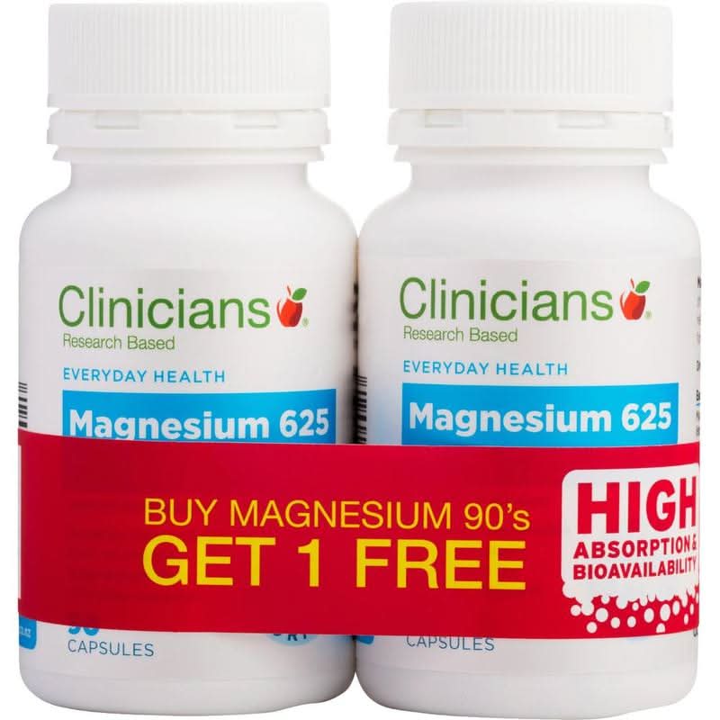 Clinicians Magnesium Capsules 90s (BOGOF)