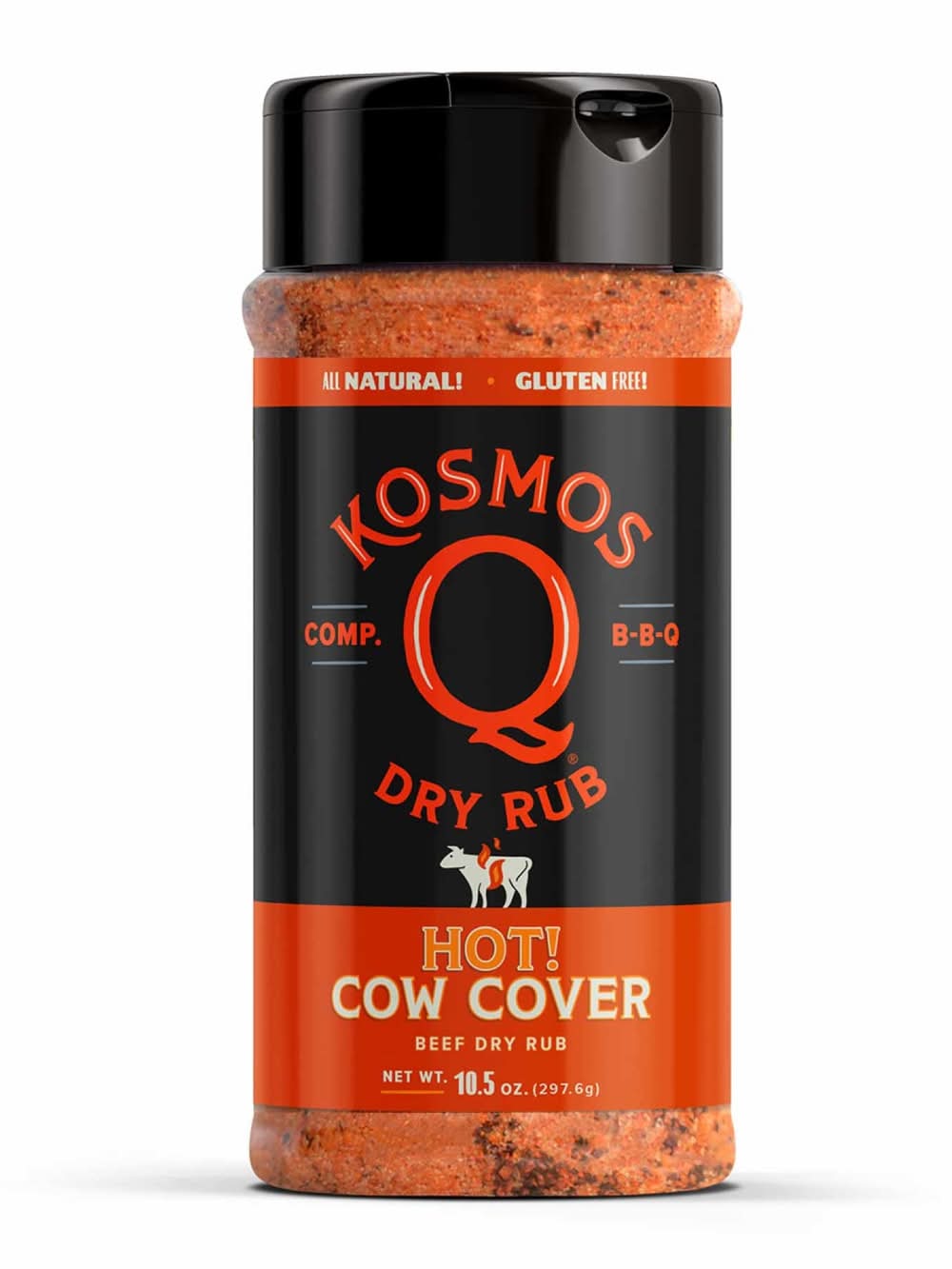 Kosmos Q Cow Cover Hot Dry Rub 10.5 Oz
