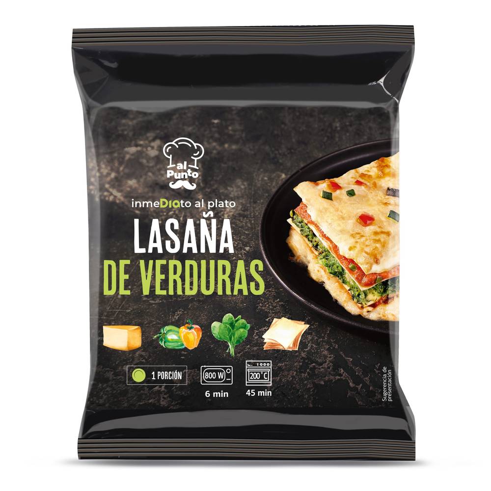 Lasaña De Verdura Al Punto Dia Bolsa 300 G