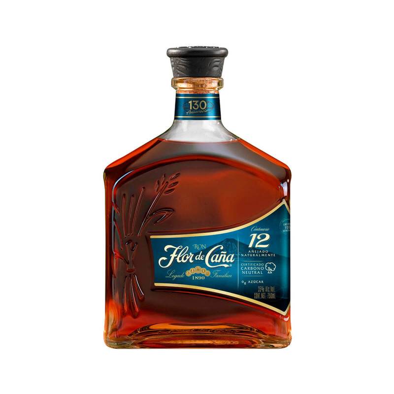 Ron Flor De Caña 12 Años C/E - 750Ml