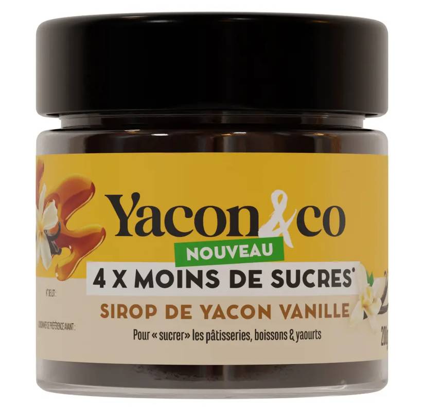 Sirop de yacon vanille 200g - Yacon & Co