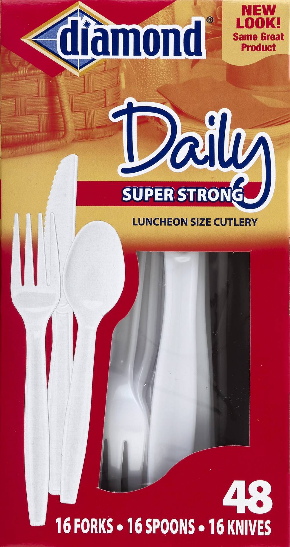 Diamond Daily Super Strong Luncheon Size Assorted Cutlery