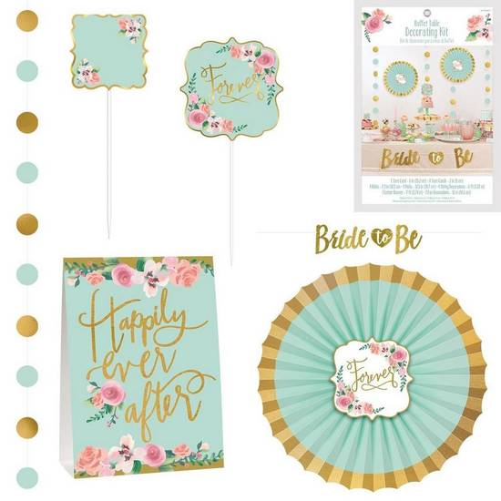 Mint to Be Buffet Table Decorating Kit 23pc