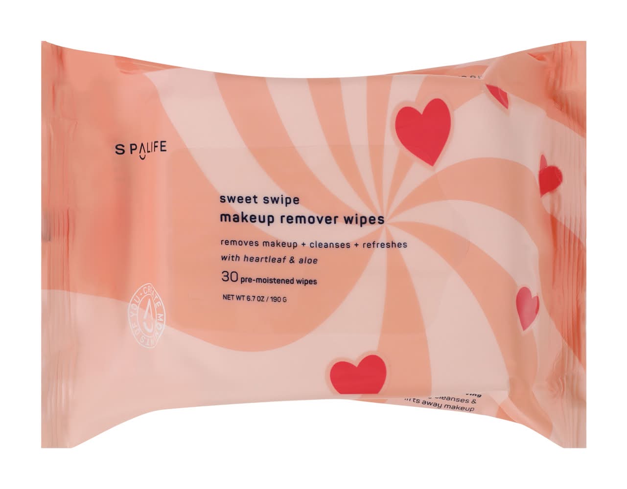 Spalife Sweet Swipe Makeup Remover Wipes 30-Pack Sweet Swipe
